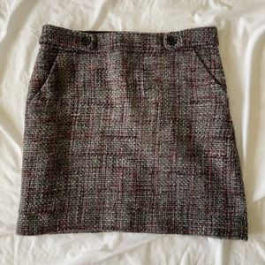 LOFT tweed skirt